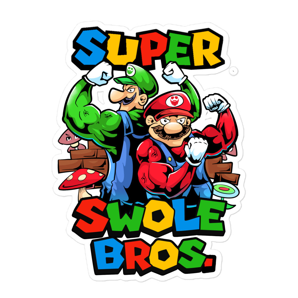 Super Swole Bros Sticker