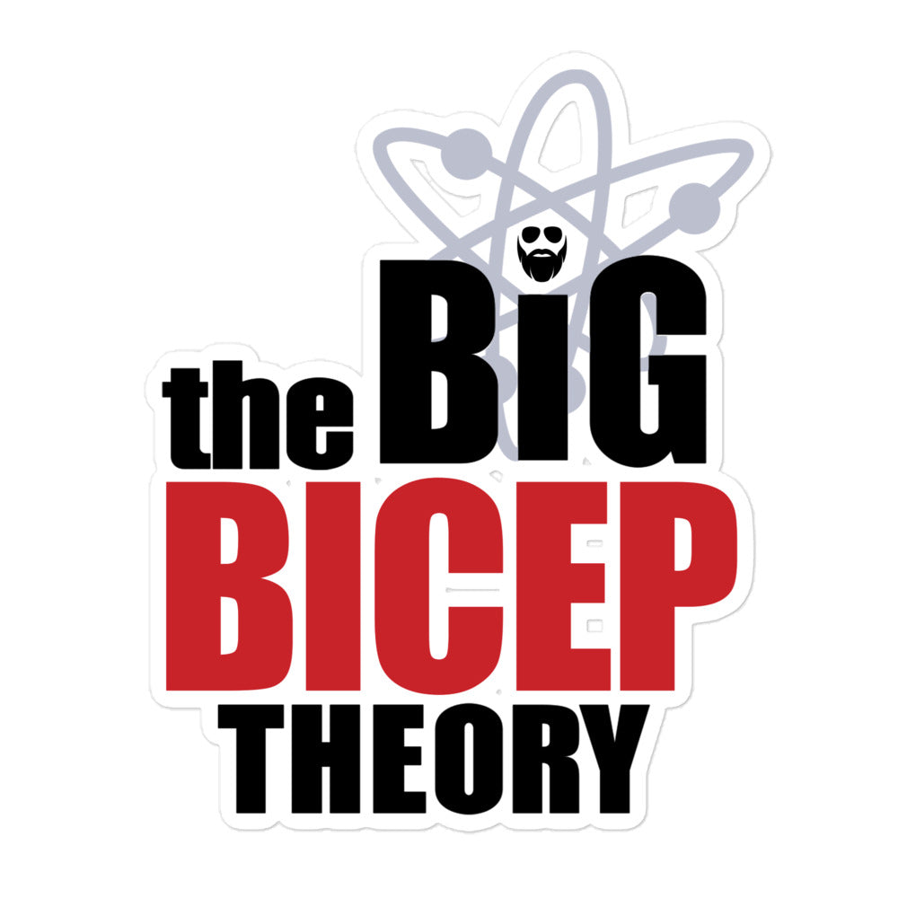 The Big Bicep Theory Sticker