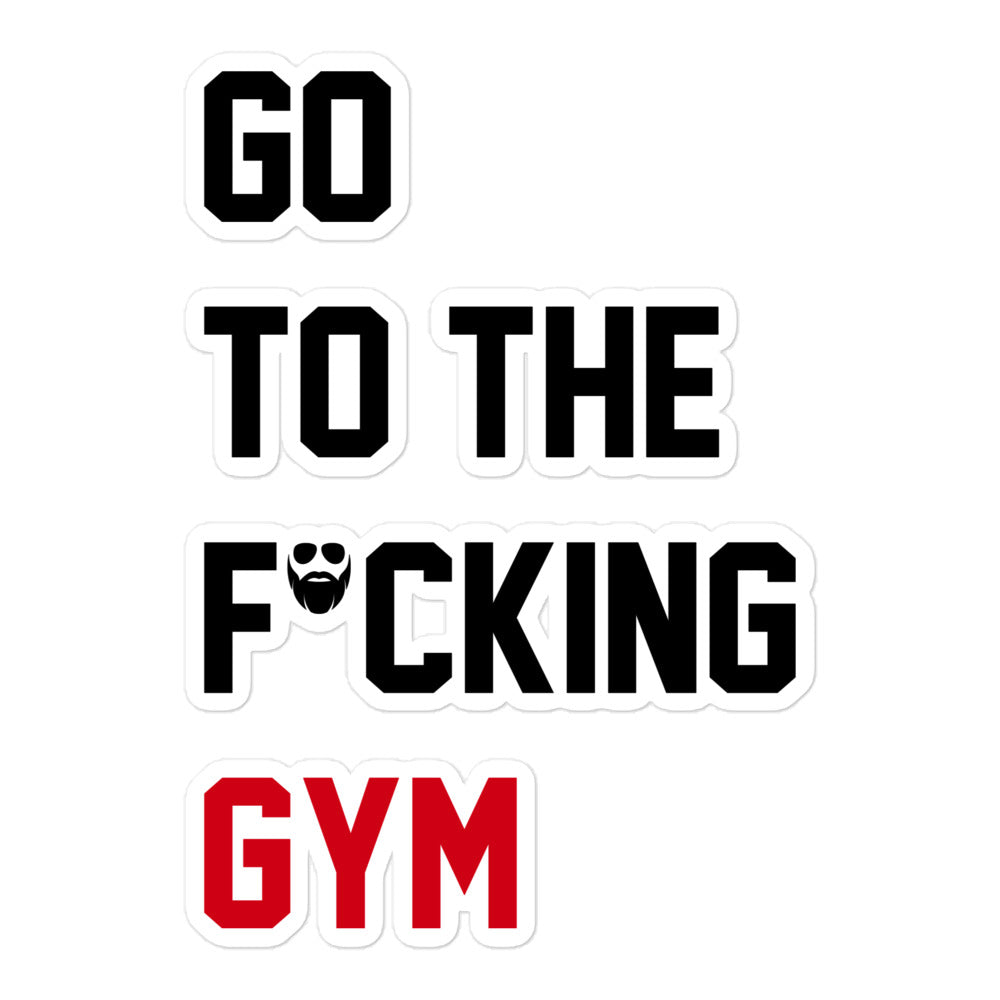 Go To The F*cking Gym (Taylor Swift Style) Sticker