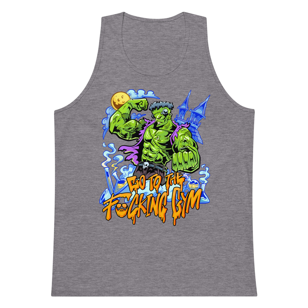 Frankenstein Go To The F*cking Gym Premium Tank Top