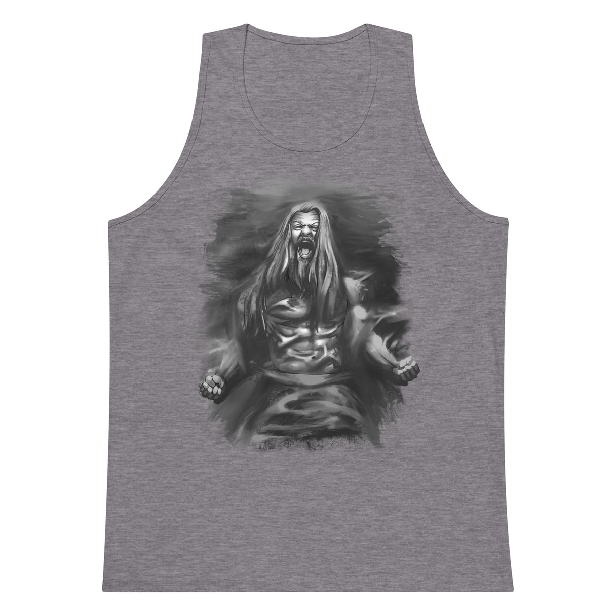 Han Swolio In Carbonite Premium Tank Top