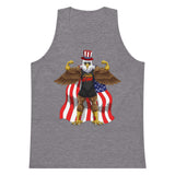 Flexing Bald Eagle Premium Tank Top