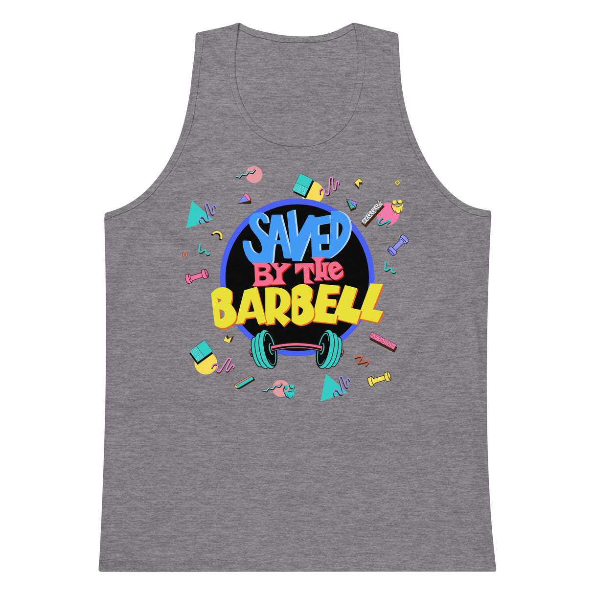 Saved By The Barbell Premium Tank Top