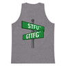 Corner of STFU and GTTFG Premium Tank Top