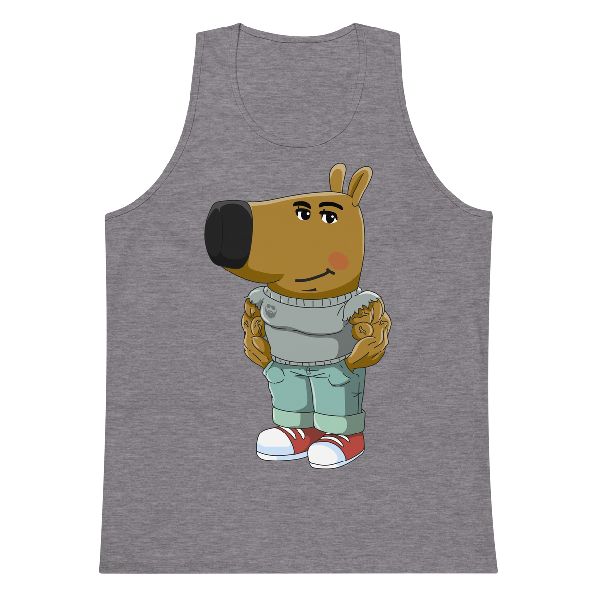 Swole Guy (Chill Guy) Premium Tank Top