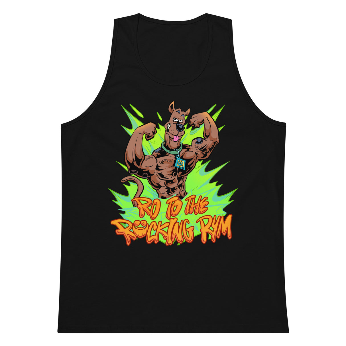 Scooby Go To The F*cking Gym Premium Tank Top