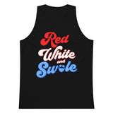 Red, White and Swole (Groovy) Premium Tank Top