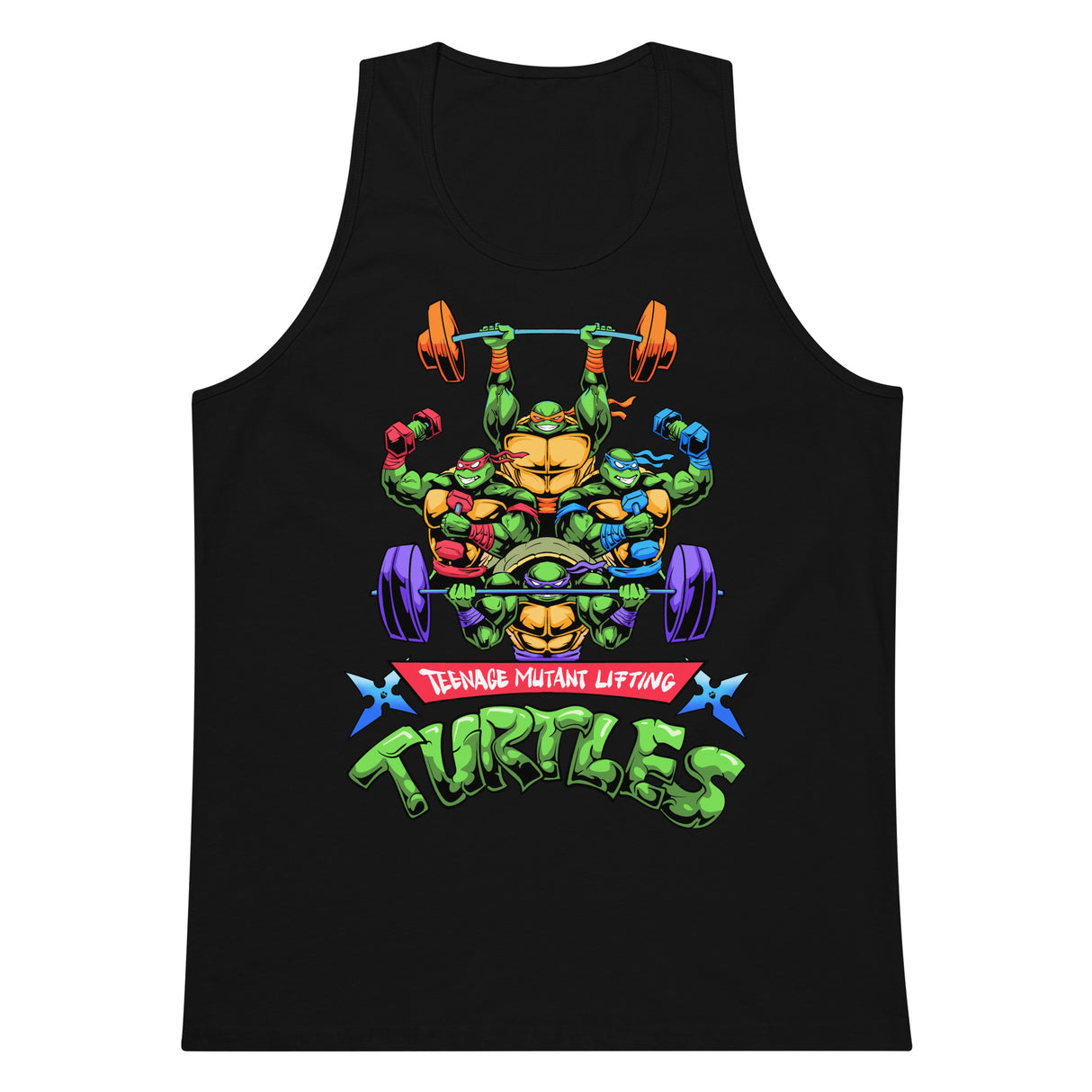 Teenage Mutant Lifting Turtles Premium Tank Top