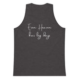 Even Heaven Has Leg Days (in memory of Christina "Christy" Mayberry) Premium Tank Top