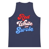 Red, White and Swole (Groovy) Premium Tank Top