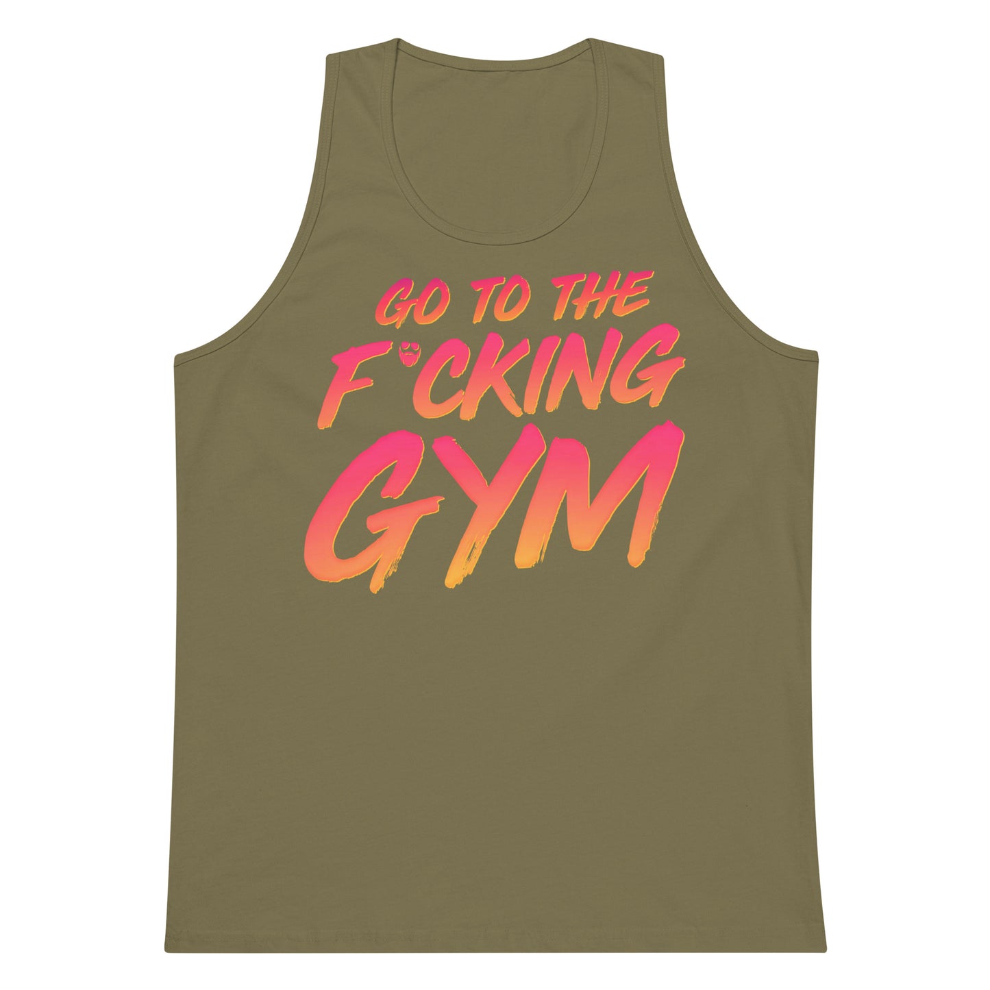 Go To The F*cking Gym Sunset Premium Tank Top