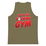 Go To The F*cking Gym Santa Premium Tank Top
