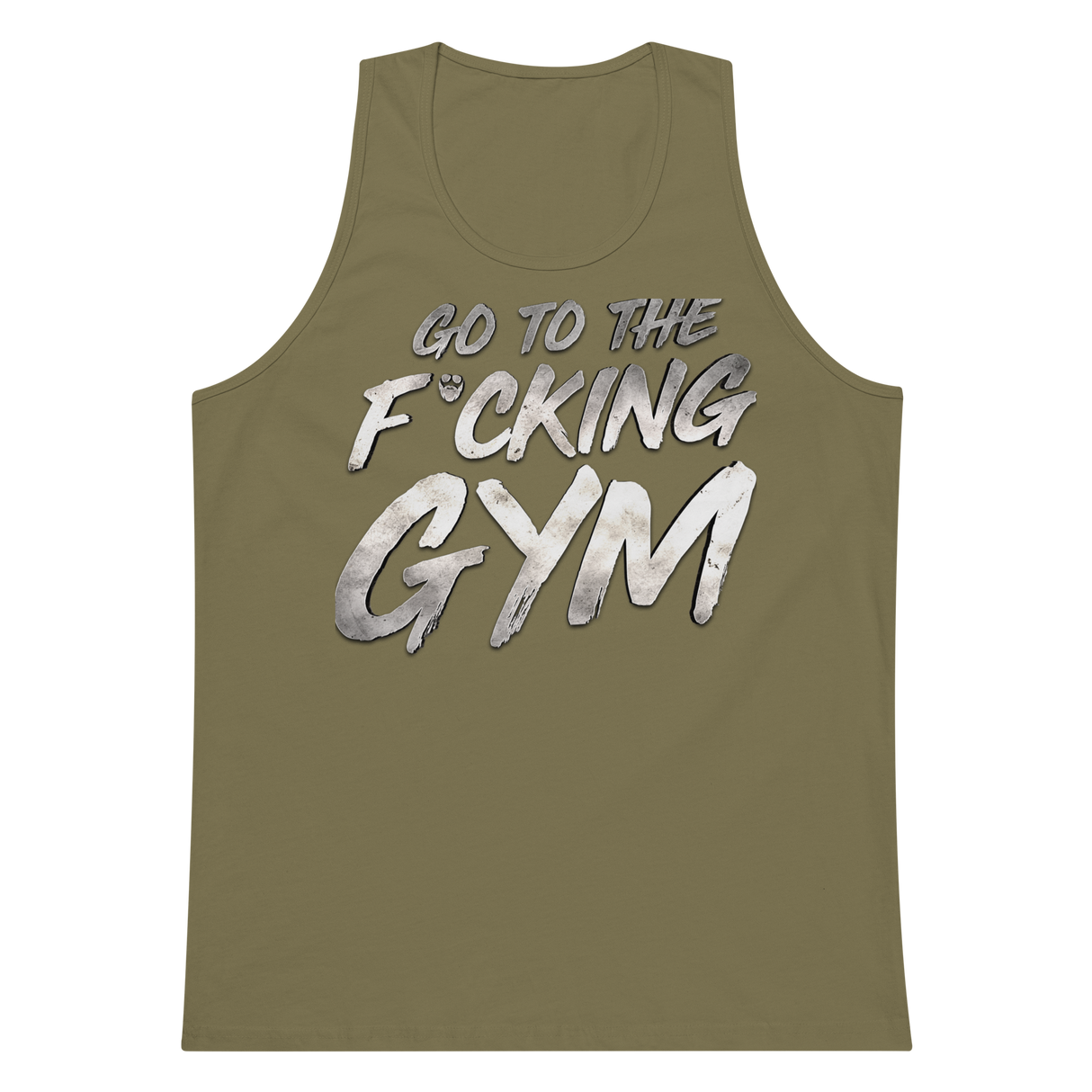 Go To The F*cking Gym Steel Premium Tank Top
