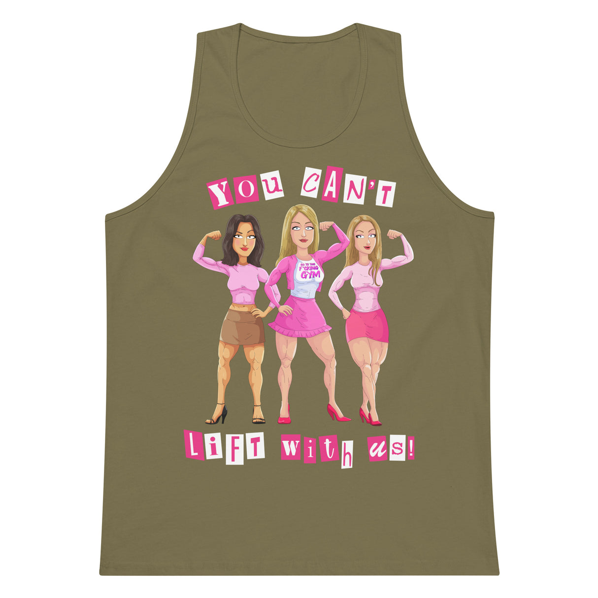 You Can't Lift With Us (Image) Premium Tank Top