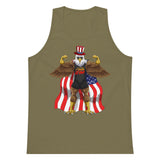 Flexing Bald Eagle Premium Tank Top