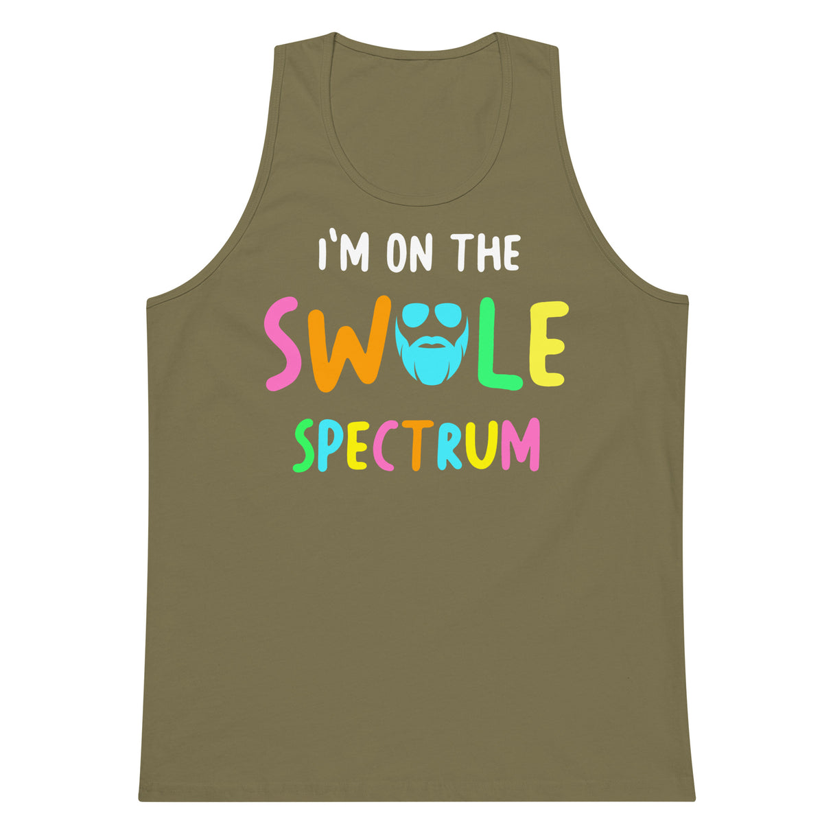 I'm On The Swole Spectrum Premium Tank Top