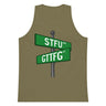 Corner of STFU and GTTFG Premium Tank Top