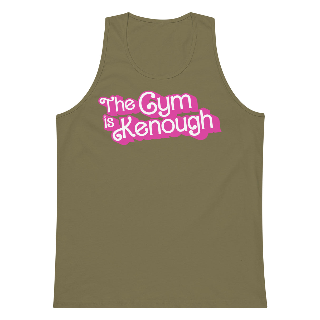 The Gym Is Kenough (Text) Premium Tank Top