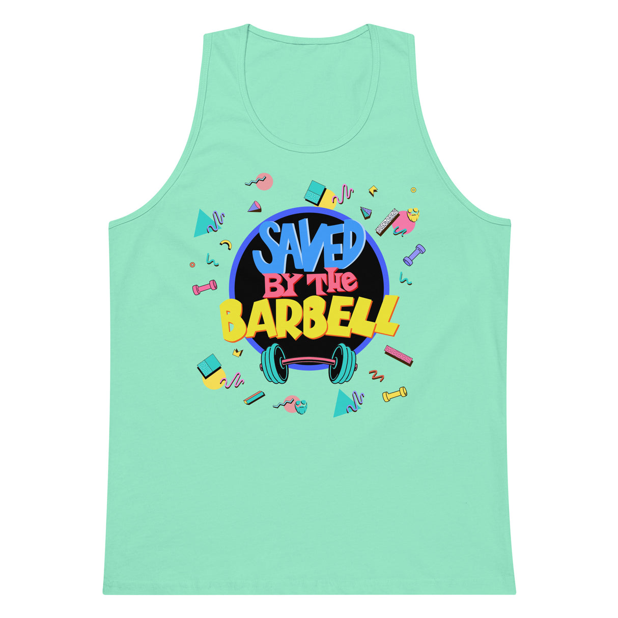 Saved By The Barbell Premium Tank Top