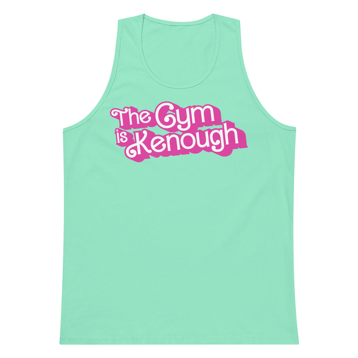 The Gym Is Kenough (Text) Premium Tank Top