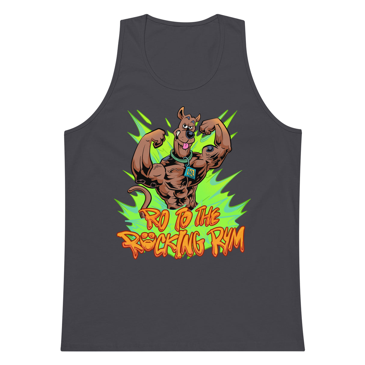 Scooby Go To The F*cking Gym Premium Tank Top