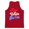 Red, White and Swole (Groovy) Premium Tank Top