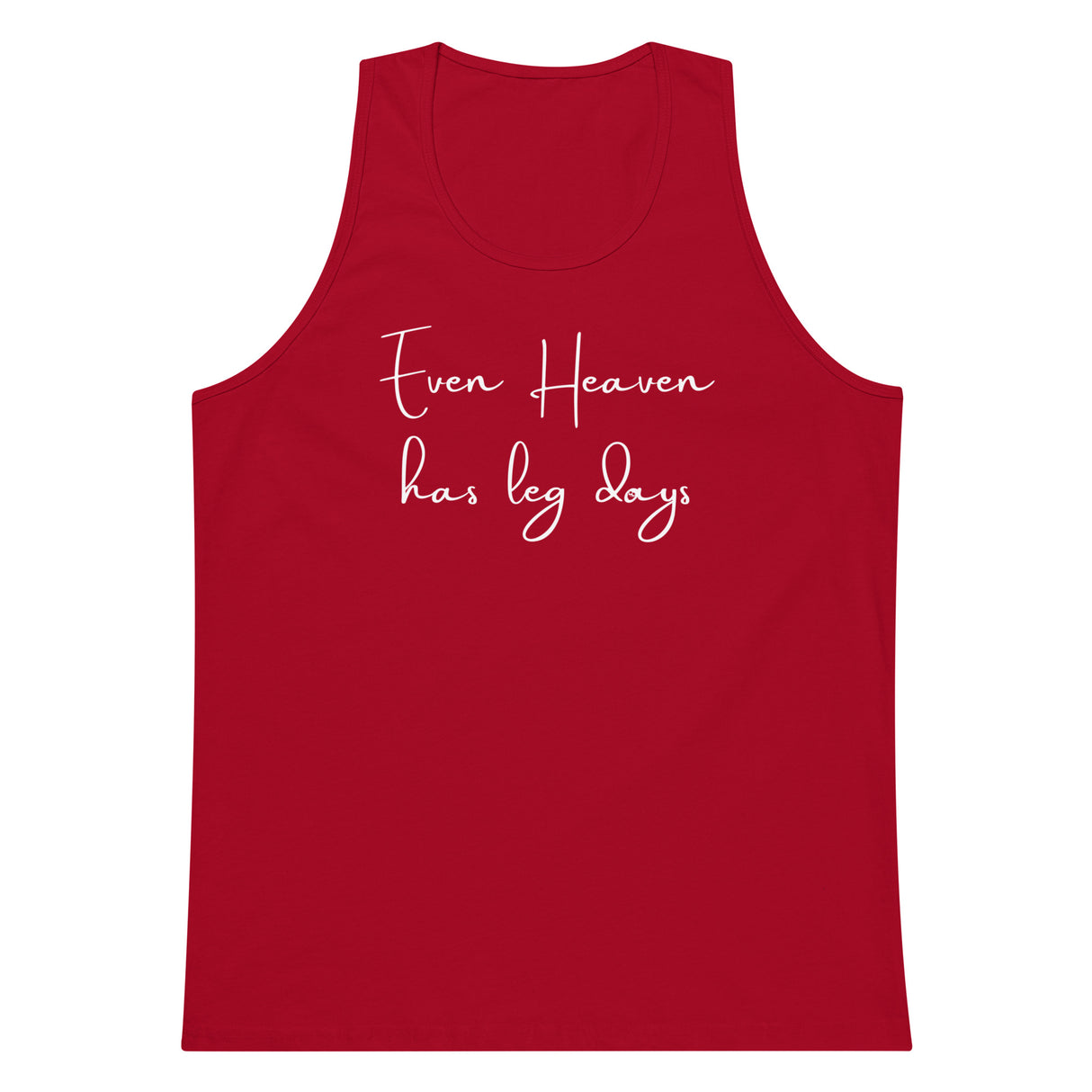 Even Heaven Has Leg Days (in memory of Christina "Christy" Mayberry) Premium Tank Top