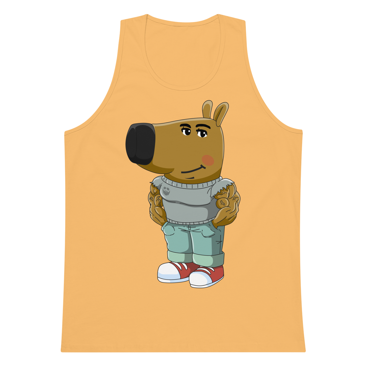 Swole Guy (Chill Guy) Premium Tank Top