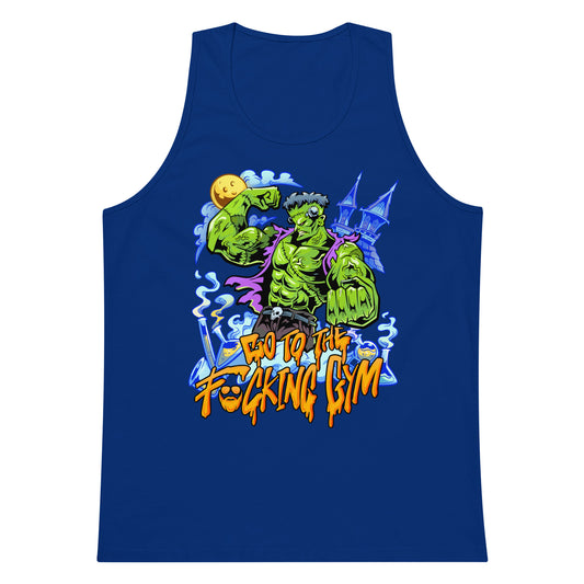 Frankenstein Go To The F*cking Gym Premium Tank Top