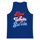 Red, White and Swole (Groovy) Premium Tank Top