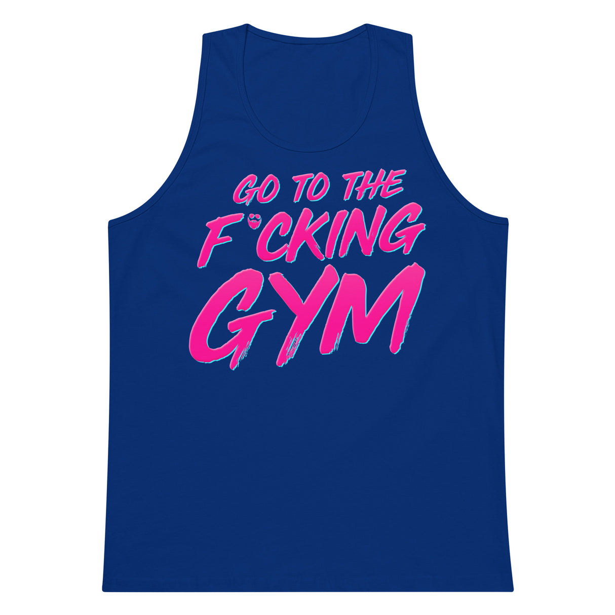 Go To The F*cking Gym Pink Premium Tank Top