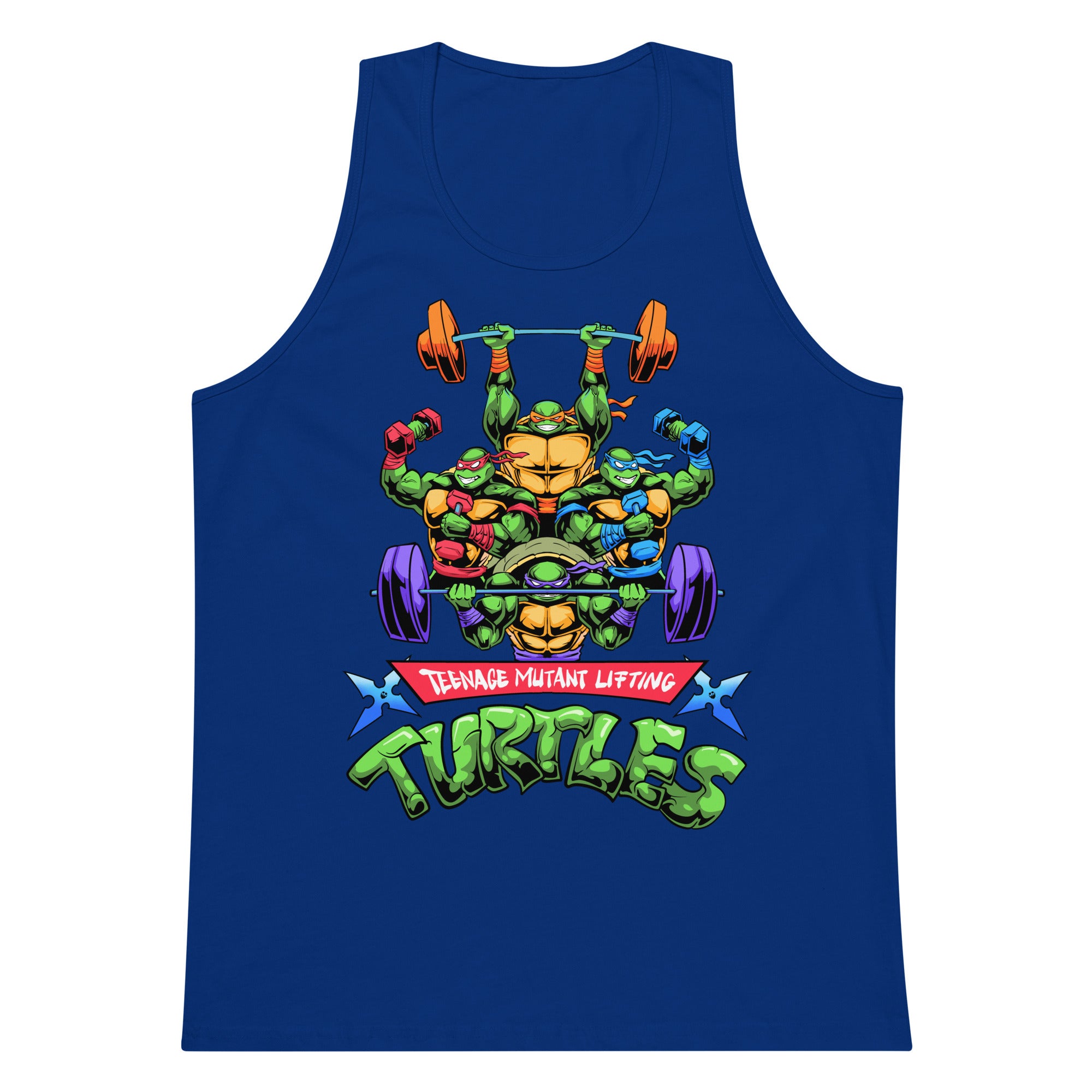 Teenage Mutant Lifting Turtles Premium Tank Top – Papa Swolio