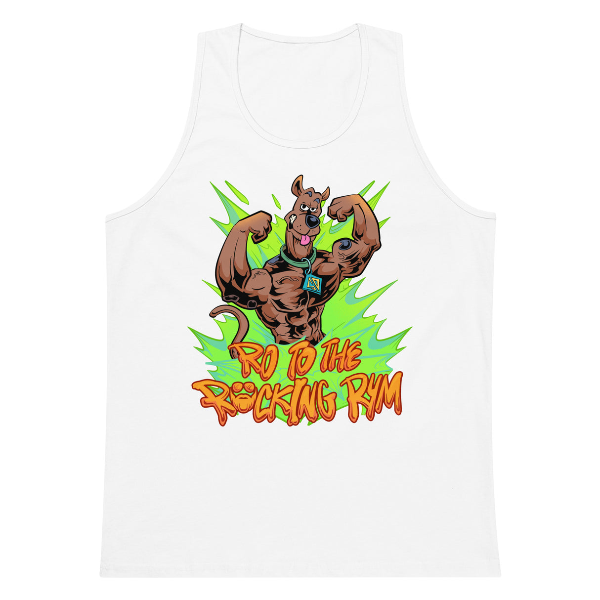 Scooby Go To The F*cking Gym Premium Tank Top