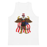 Flexing Bald Eagle Premium Tank Top