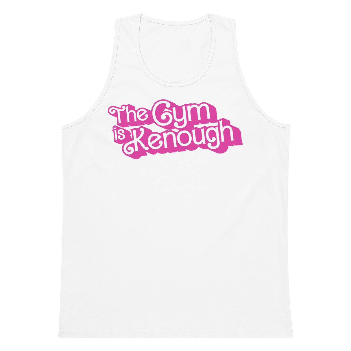 The Gym Is Kenough (Text) Premium Tank Top