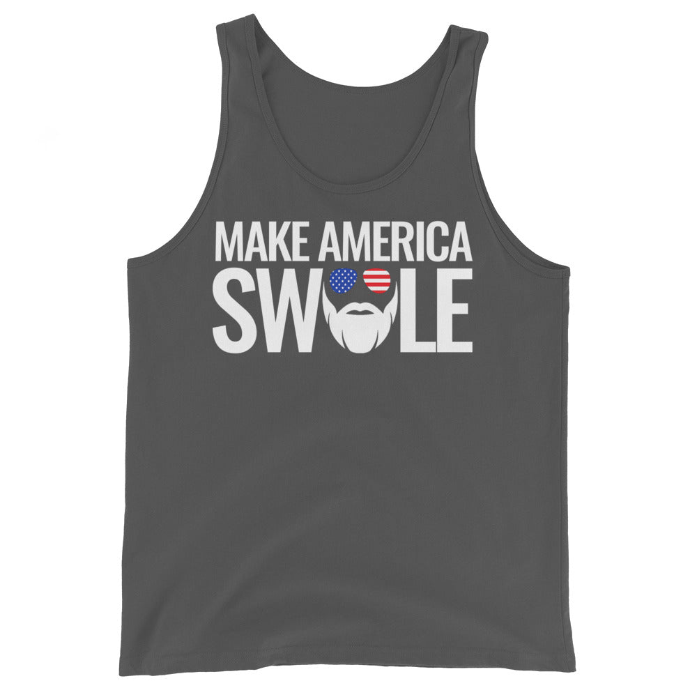 Make America Swole (Text) Tank Top