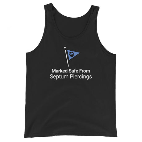 Marked Safe From Septum Piercings Tank Top