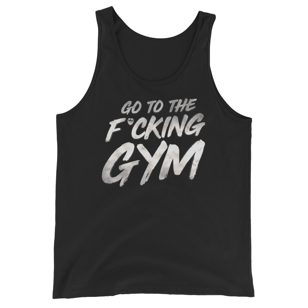 Go To The F*cking Gym Steel Tank Top – Papa Swolio