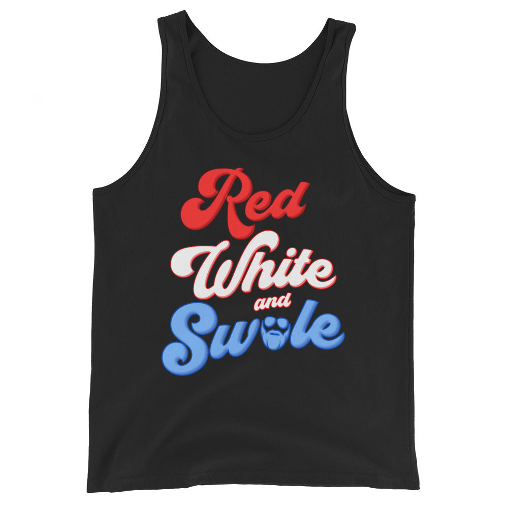 Red, White and Swole (Groovy) Tank Top