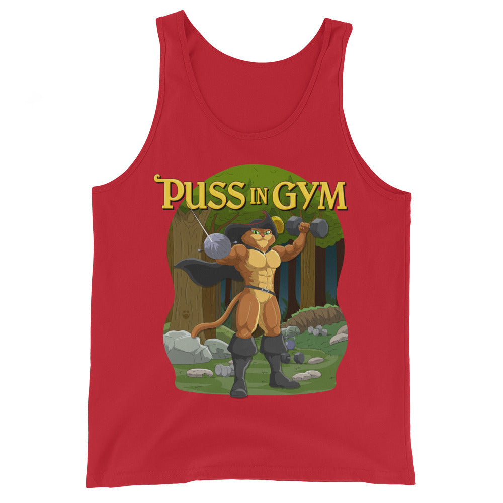 Puss In Gym Tank Top