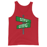 Corner of STFU and GTTFG Tank Top