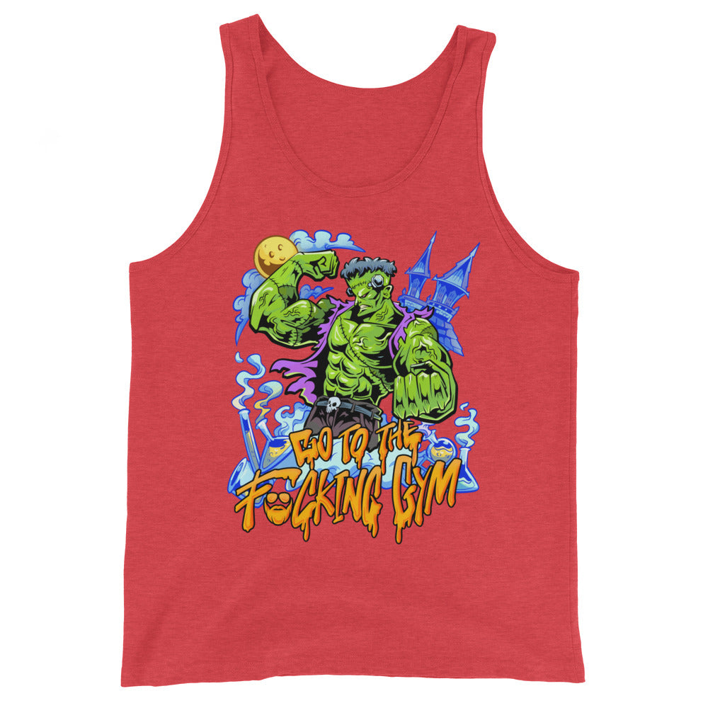 Frankenstein Go To The F*cking Gym Tank Top