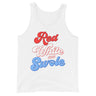 Red, White and Swole (Groovy) Tank Top