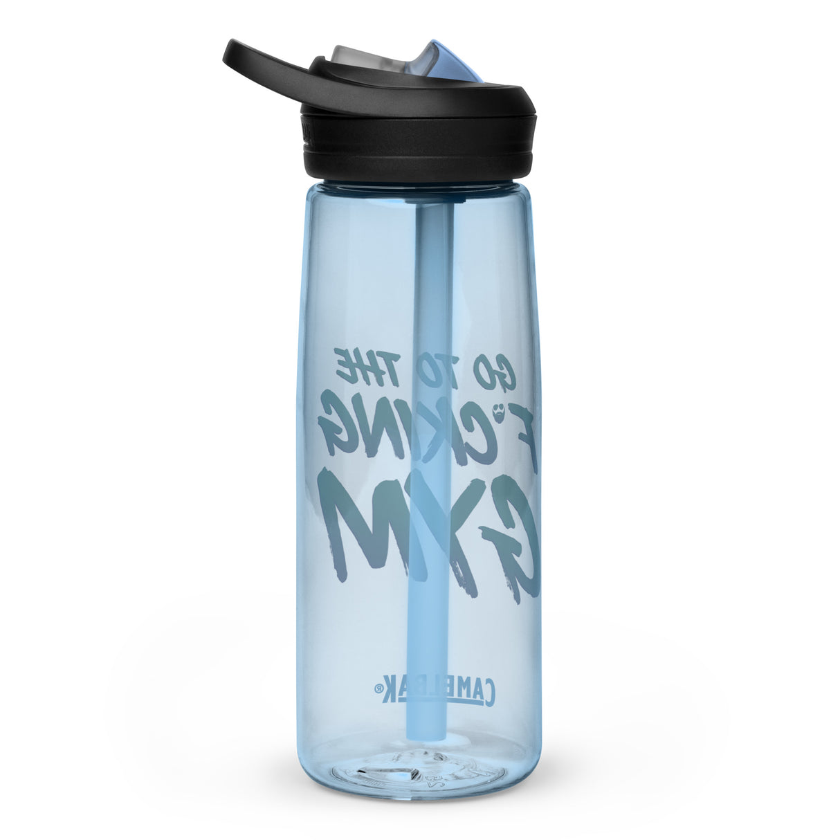 Go To The F*cking Gym Blue Water Bottle