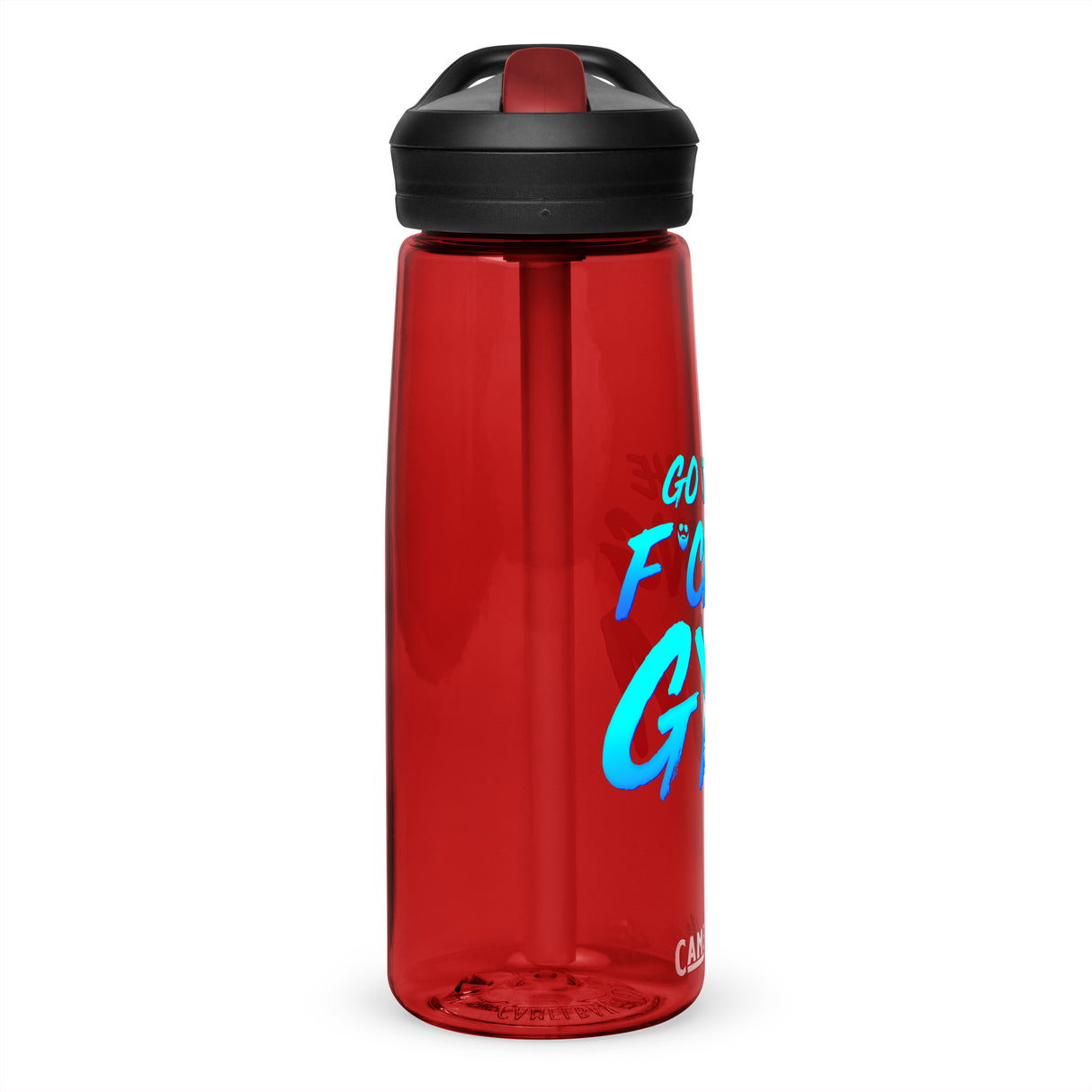 Go To The F*cking Gym Blue Water Bottle