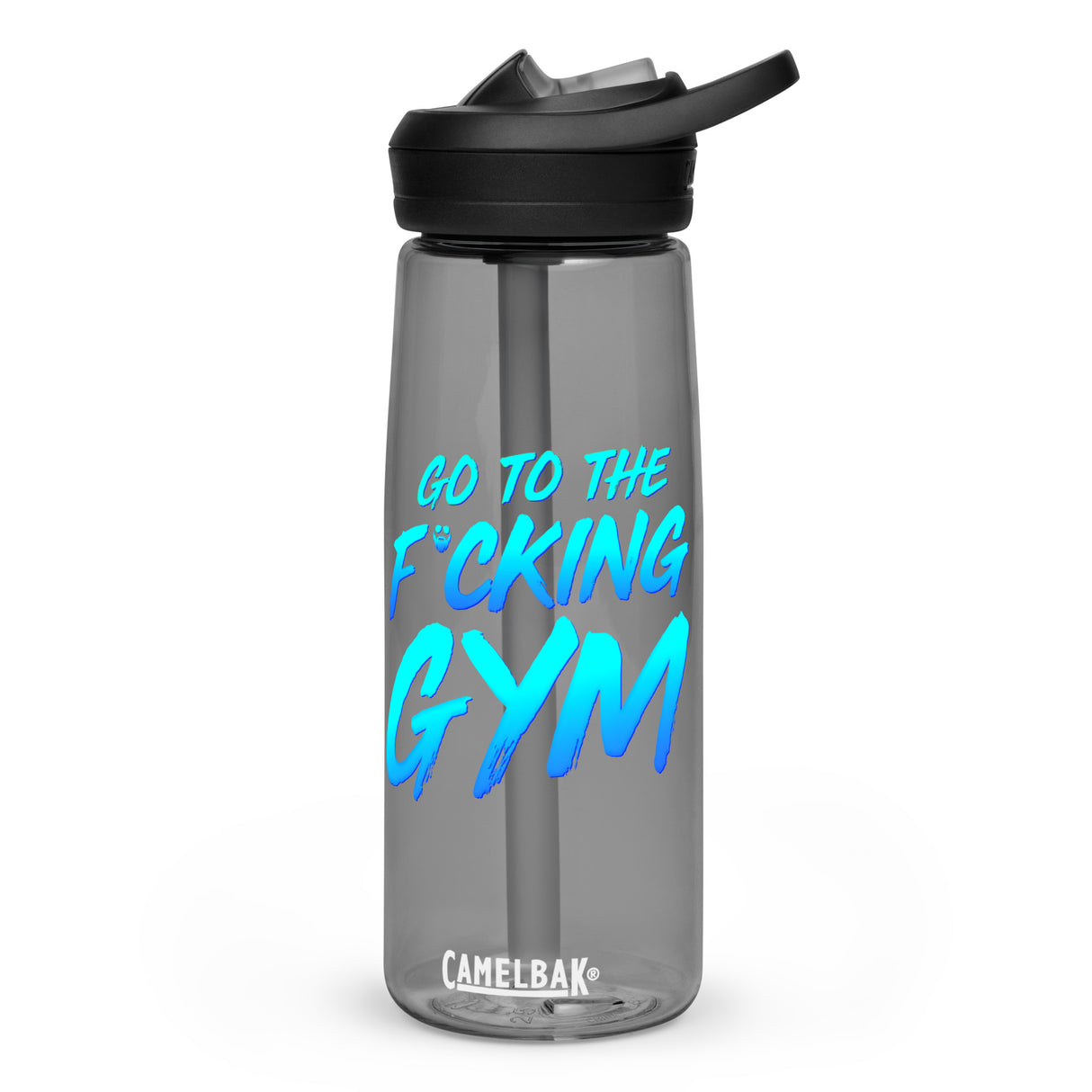 Go To The F*cking Gym Blue Water Bottle