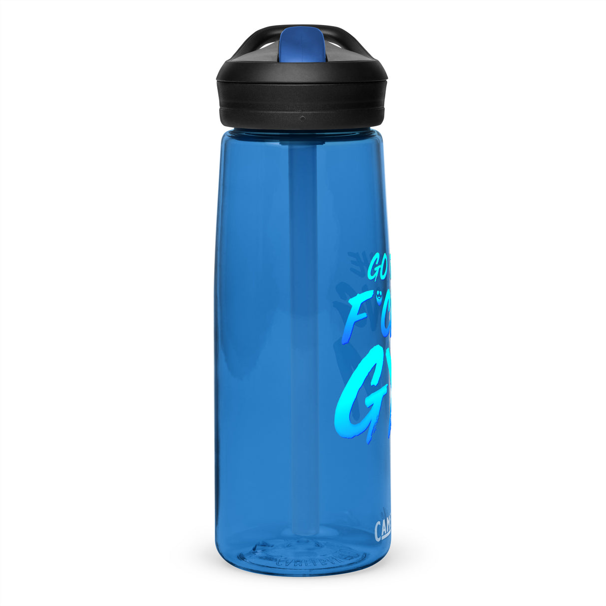 Go To The F*cking Gym Blue Water Bottle