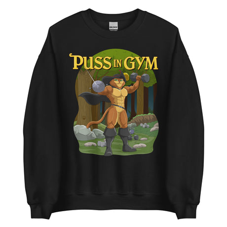 Puss In Gym Sweatshirt