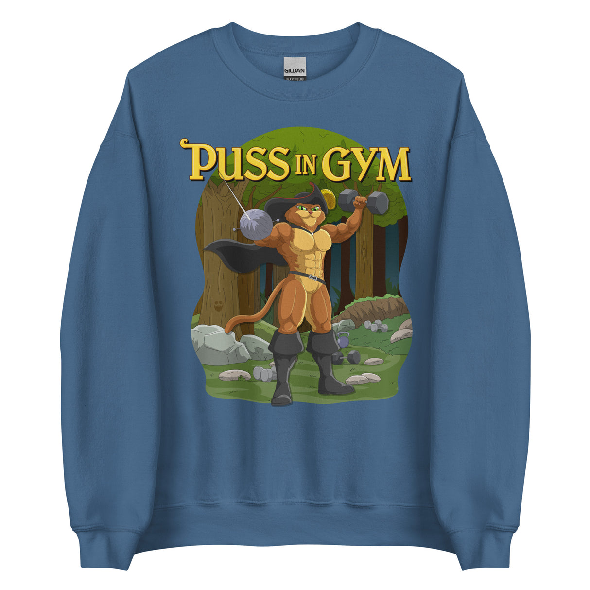 Puss In Gym Sweatshirt