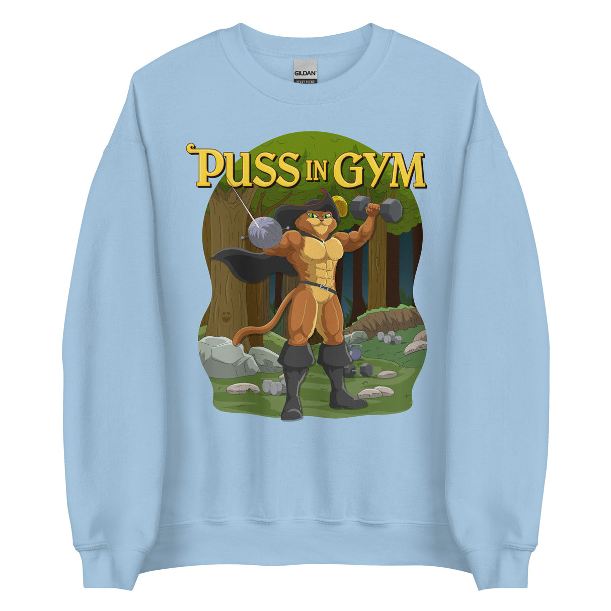 Puss In Gym Sweatshirt